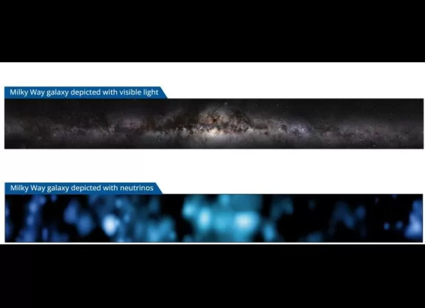 Gorgeous photo of the Milky Way seen through a massive ice cube.