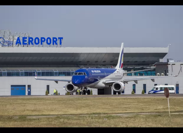 Two people killed after man takes officer's gun and shoots at airport in Moldova.