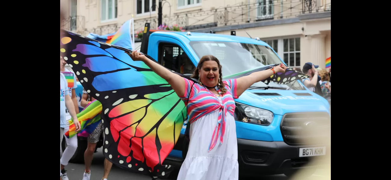 London Pride celebrates trans joy and visibility today.