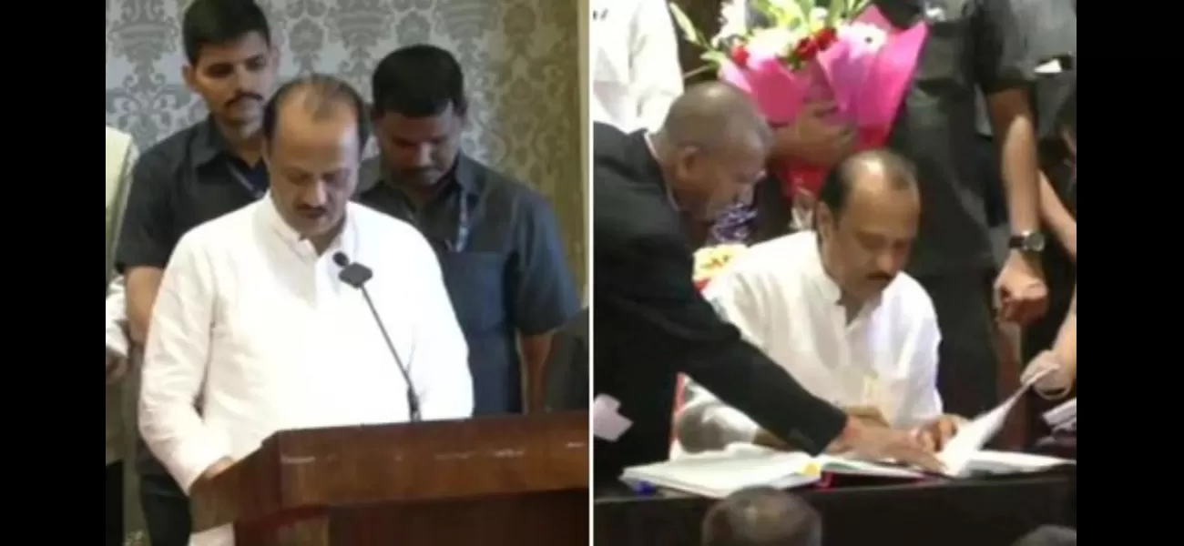 Ajit Pawar sworn in as Deputy CM & 8 loyalists appointed as ministers in Maharashtra Cabinet Swearing-In Ceremony.