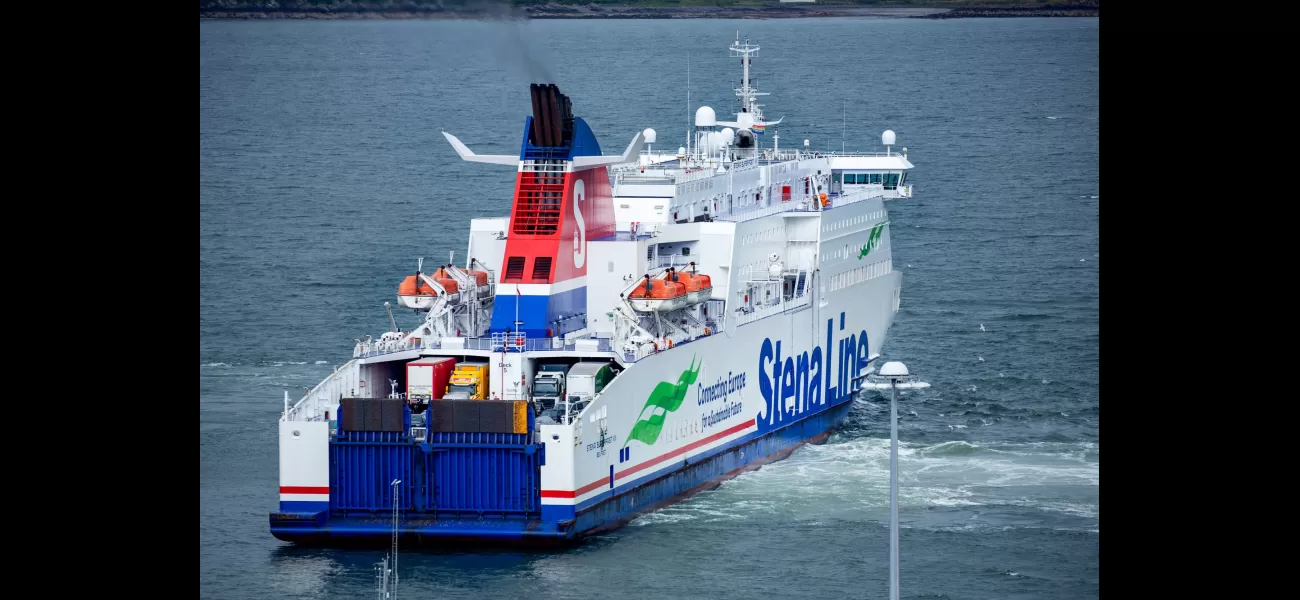 Man falls from ferry and dies while travelling from Belfast to Scotland.