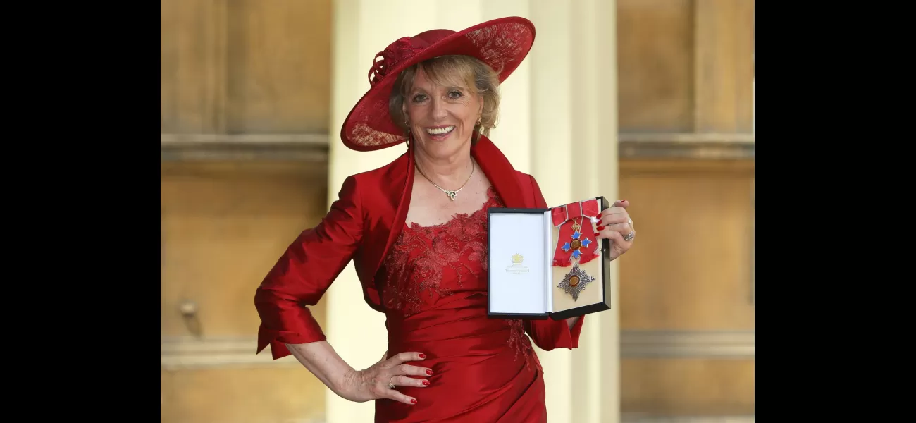 Dame Esther Rantzen is doing well despite her lung cancer diagnosis, according to Angela Rippon.