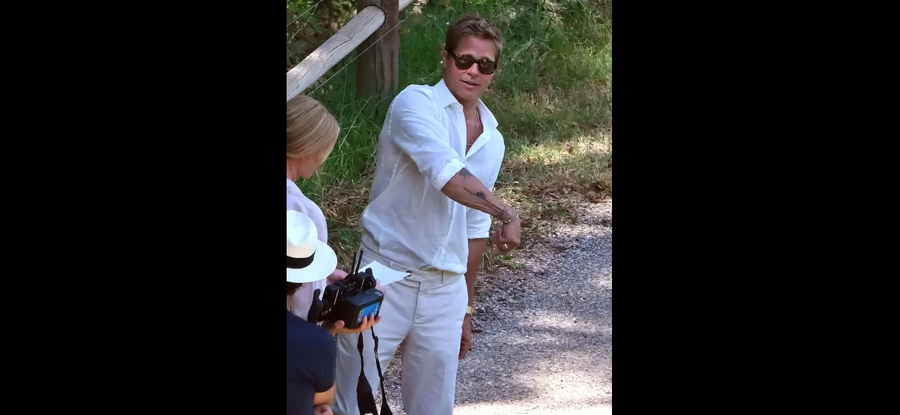 Brad Pitt is seemingly ageless as he films in France, defying his age.