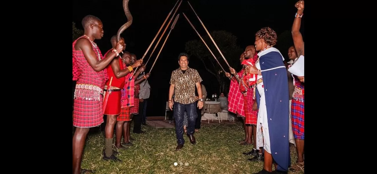 Sachin Tendulkar received a guard of honour during his trip to Kenya.