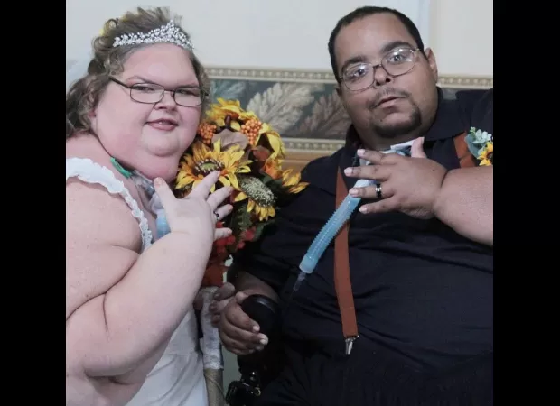 Tammy Slaton of 1000-Lb Sisters cries over the death of her ex-husband Caleb Willingham.