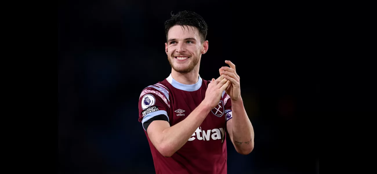 Arsenal and West Ham agree on terms for Declan Rice transfer.