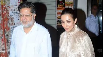 Malaika's father has been admitted to a hospital in Mumbai, she and her mother visited him.