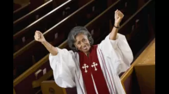 Rev. Karen Georgia Thompson is the first Black woman to lead the United Church of Christ.