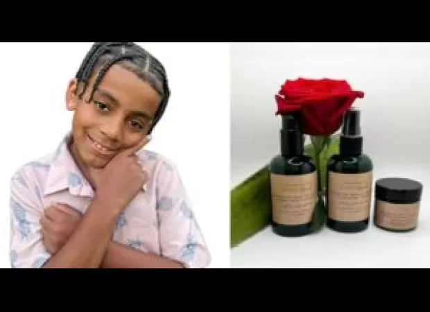A 12-year-old has created a natural skincare line specifically for Black and Brown kids.