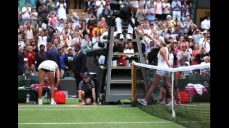 Victoria Azarenka responded to a Wimbledon crowd that had booed her after a loss, unaware that they had been drinking.