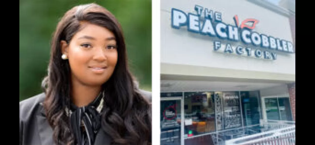 Black mom of 4 youngest owner of Peach Cobbler Factory Franchise, owns two restaurants.