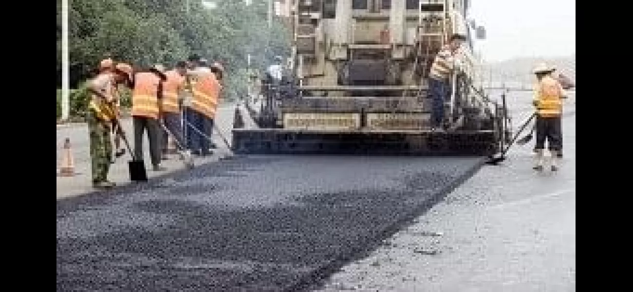 Minister demands investigation into substandard road construction.