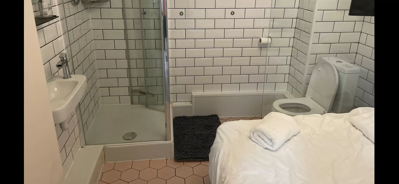 Prof was surprised to find his London Airbnb was just a bed in a bathroom.