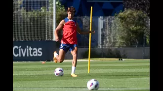 Joao Felix felt discontent after being excluded from the main group's training session at Atletico Madrid.