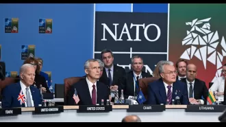 Nato nations urge Iran to end support for Russia.