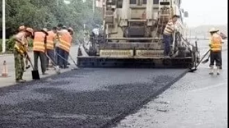 Minister demands investigation into substandard road construction.