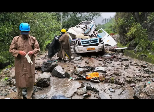 3 dead, 5 injured in landslides in Uttarakhand, India's Madhya Pradesh state.