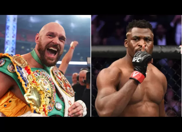 Anthony Joshua dismisses the idea of a Tyson Fury vs Francis Ngannou fight, calling it 