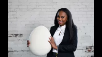 Rena Queen's 'Potty Pillow' is a revolutionary new bathroom product, the first of its kind.
