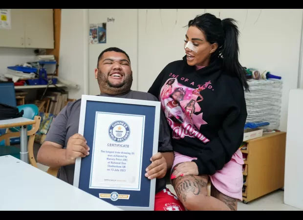 Katie's son Harvey has achieved an impressive new Guinness World Record!