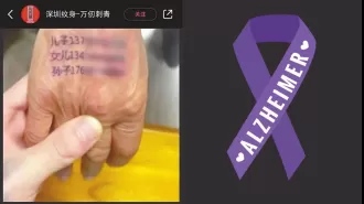 Tattooing patients with info to help care for those with Alzheimer's has gone viral on social media.