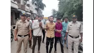 Three people arrested for hitting a police vehicle while being checked in Madhya Pradesh.