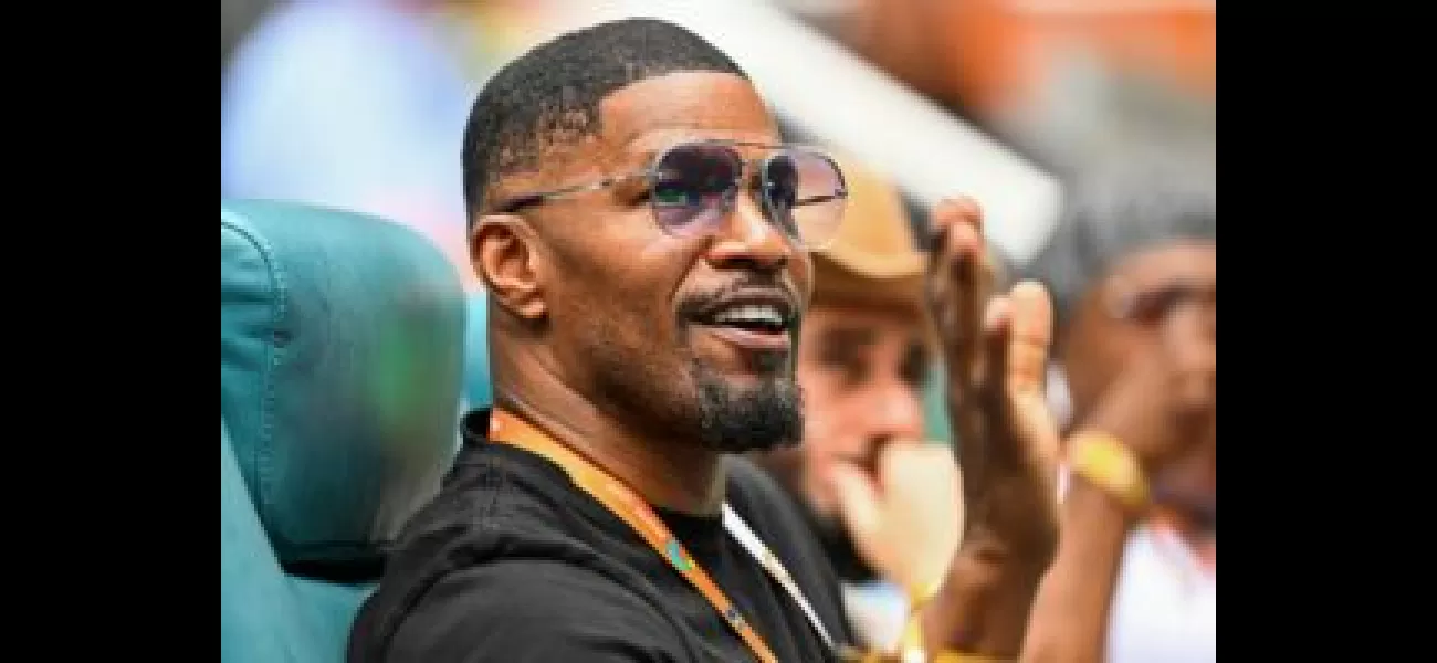 Jamie Foxx hosted a private party to mark making positive changes in his life.