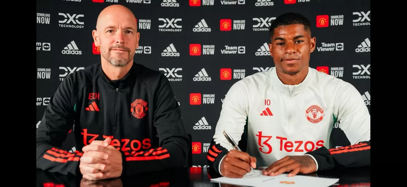 Marcus Rashford has signed a new 5-year contract with Man Utd, making him the club's highest-paid player.