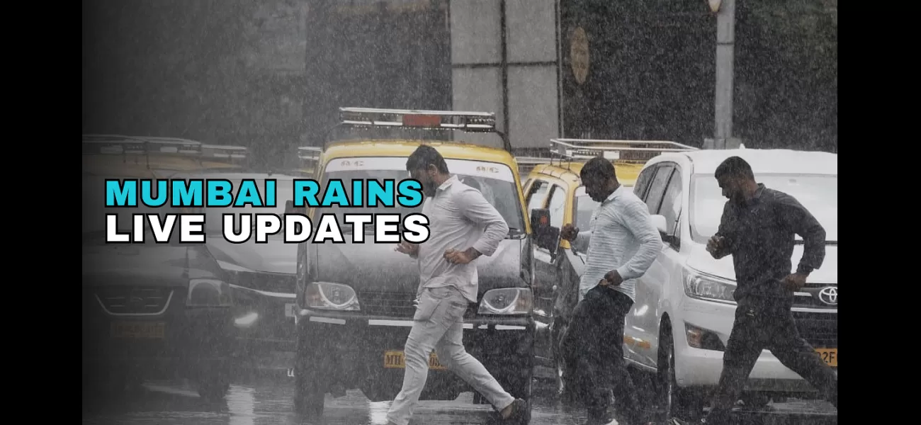 Heavy rains in Mumbai, orange alert issued, red alert for Palghar & Raigad; Badlapur-Ambarnath local trains stopped.