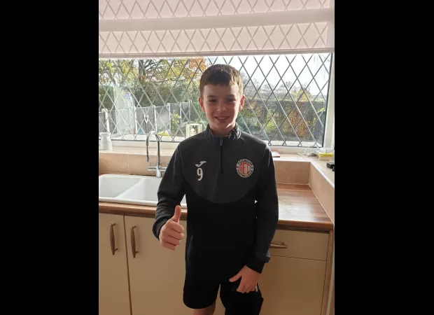 Teen thought he injured his leg playing football, but the injury was more serious than expected.