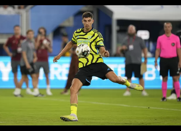 Kai Havertz ridiculed by Chelsea supporters after failing to score in MLS All-Star challenge.