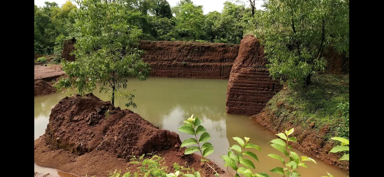 Goa residents call for sealing of open stone quarries in Pernem.