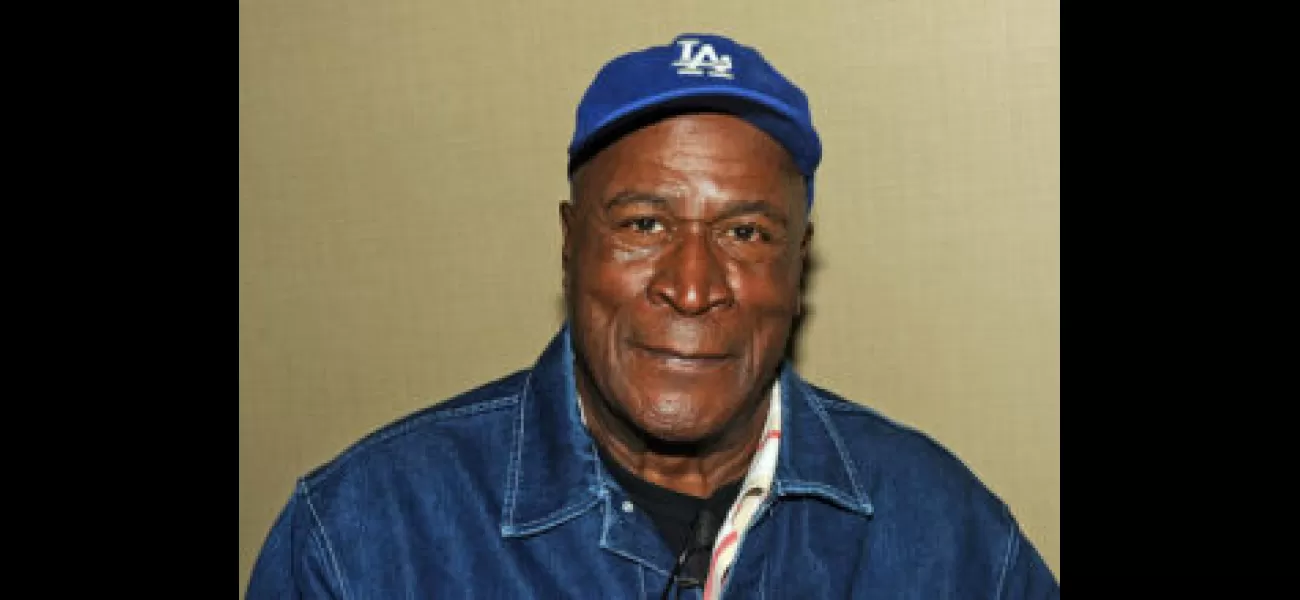 John Amos' son arrested for sending threatening messages to sister amid elder abuse allegations.