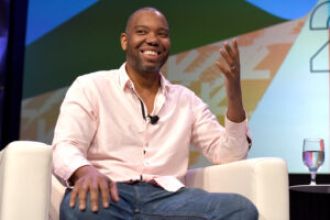Ta-Nehisi Coates attended a school board meeting to protest his book being banned.