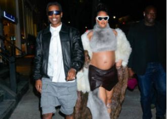 Rihanna sends A$AP Rocky on a grocery run for diapers in a Beats By Dre commercial.