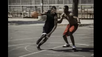 Cleveland park has removed basketball hoops after multiple reports of gun shots.