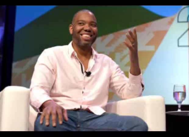 Ta-Nehisi Coates attended a school board meeting to protest his book being banned.