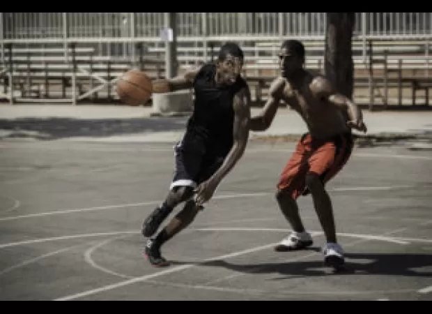 Cleveland park has removed basketball hoops after multiple reports of gun shots.