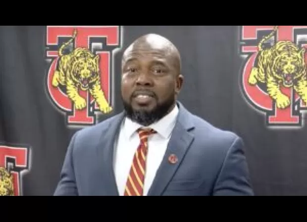 Aaron James, former QB at Tuskegee University, promoted to Head Coach status.