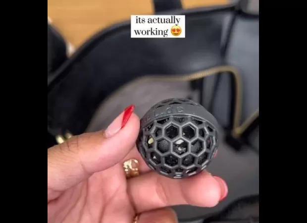 This £7 ball is great for catching crumbs and dirt in your bag.
