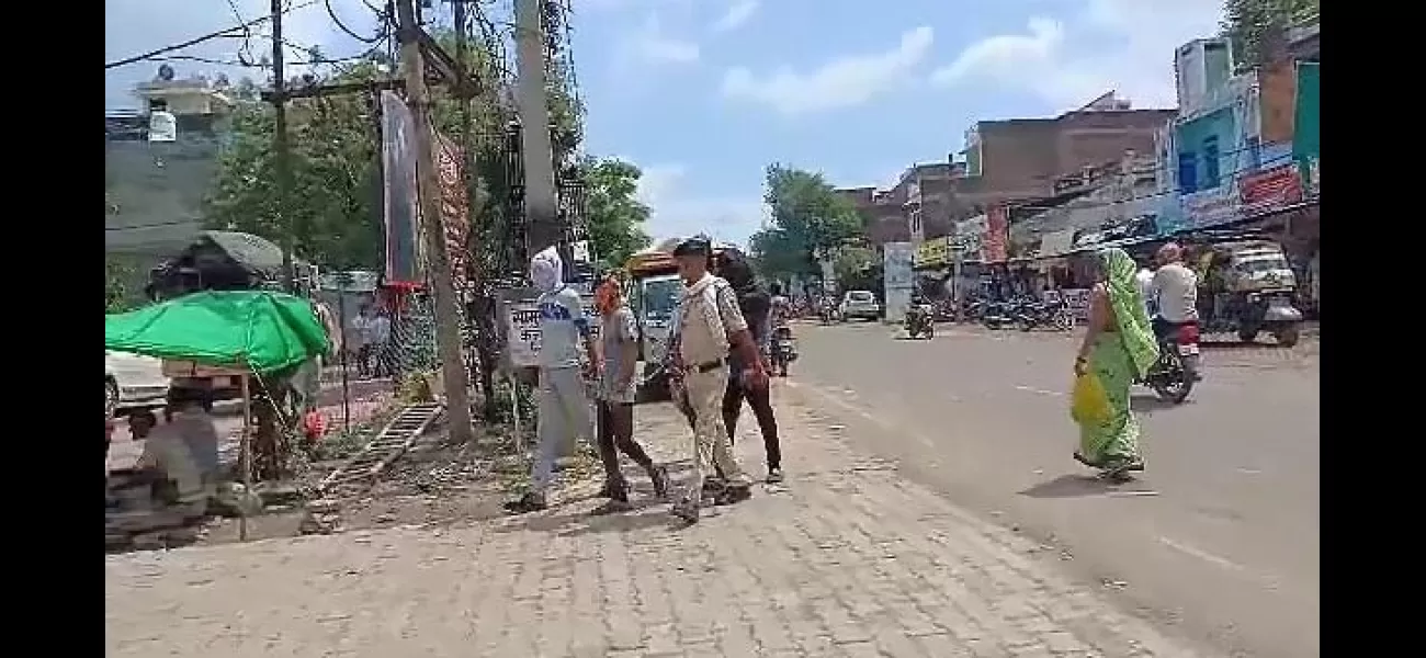 Police in Madhya Pradesh marched four accused of gang-rape in Shivpuri in a procession to the court.