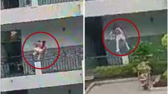Class 3 student in Kanpur jumps off 1st floor of school building, inspired by 'Krrish' movie, and suffers serious injuries; video of incident surfaces.