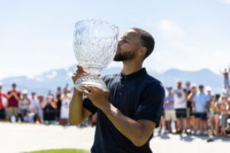 Steph Curry is the first Black celebrity to win the American Century Golf Tournament.