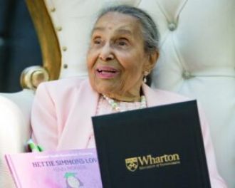 Hettie Love, Wharton School's first Black MBA graduate, passes away at 100.