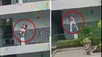 Class 3 student in Kanpur jumps off 1st floor of school building, inspired by 'Krrish' movie, and suffers serious injuries; video of incident surfaces.