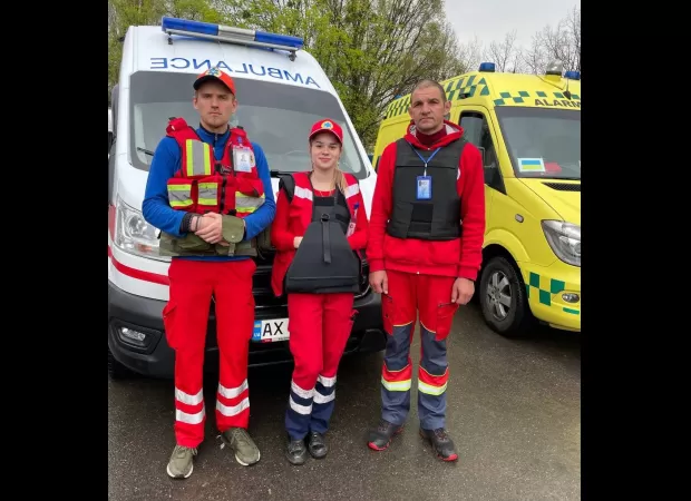 Ukraine's healthcare system has been targeted by Russian aggression, according to a medic on the frontline.