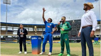 Pakistan set India a challenging target of 353 to win the Emerging Asia Cup match.