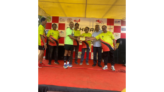 Brig Dikhit of Mhow placed second in a half marathon race at Pachmarhi, Madhya Pradesh.