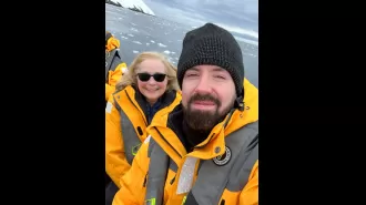 72 yo great-grandma goes on an adrenaline-filled adventure in Antarctica.