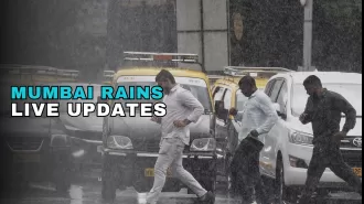 Heavy rains and strong winds likely in Mumbai today; very heavy rain forecast for Thane, Raigad and Palghar districts.